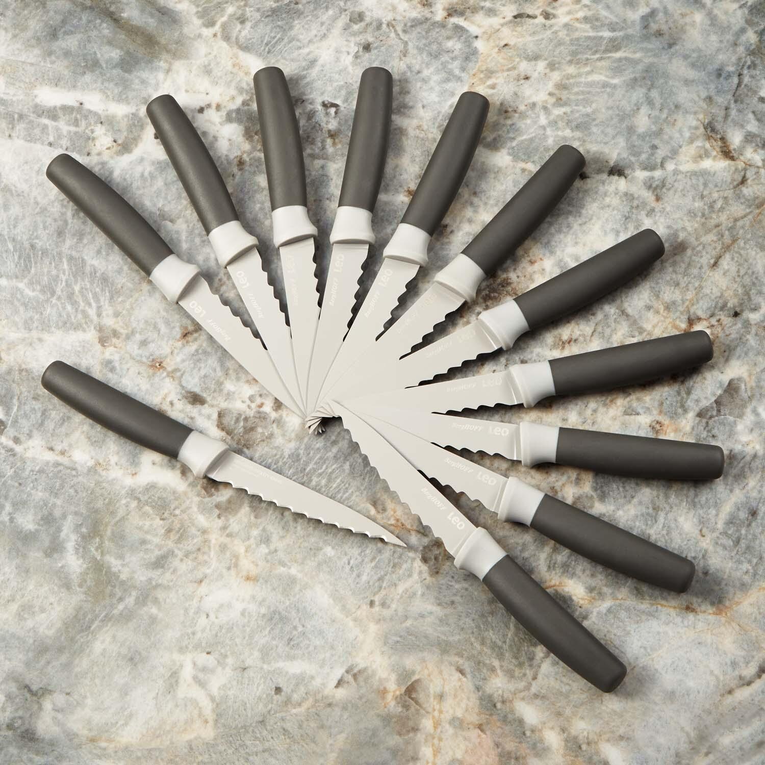 BergHOFF 4 1/2-in Leo 12 Pc Stainless Steel Serrated Steak Knives - All Knives - Lifestyle thumbnail