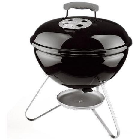 Weber Smokey Joe 14-Inch Portable Charcoal Grill - Black - 10020