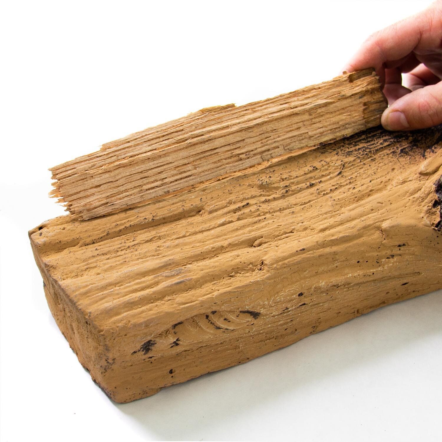 Firenado Gas Log Real Wood Comparison thumbnail