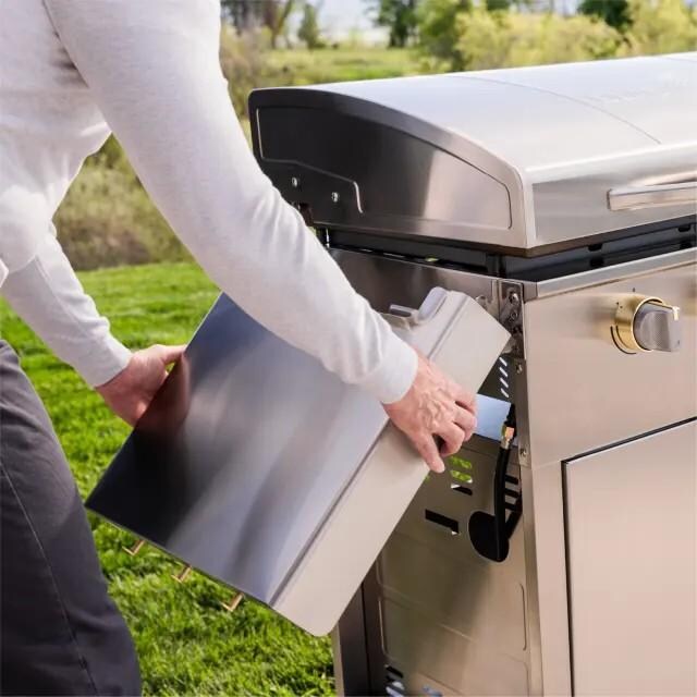 Blackstone 6008 Select 36-Inch Griddle W/ Cabinet - Adjustable Side Shelf - Detail thumbnail