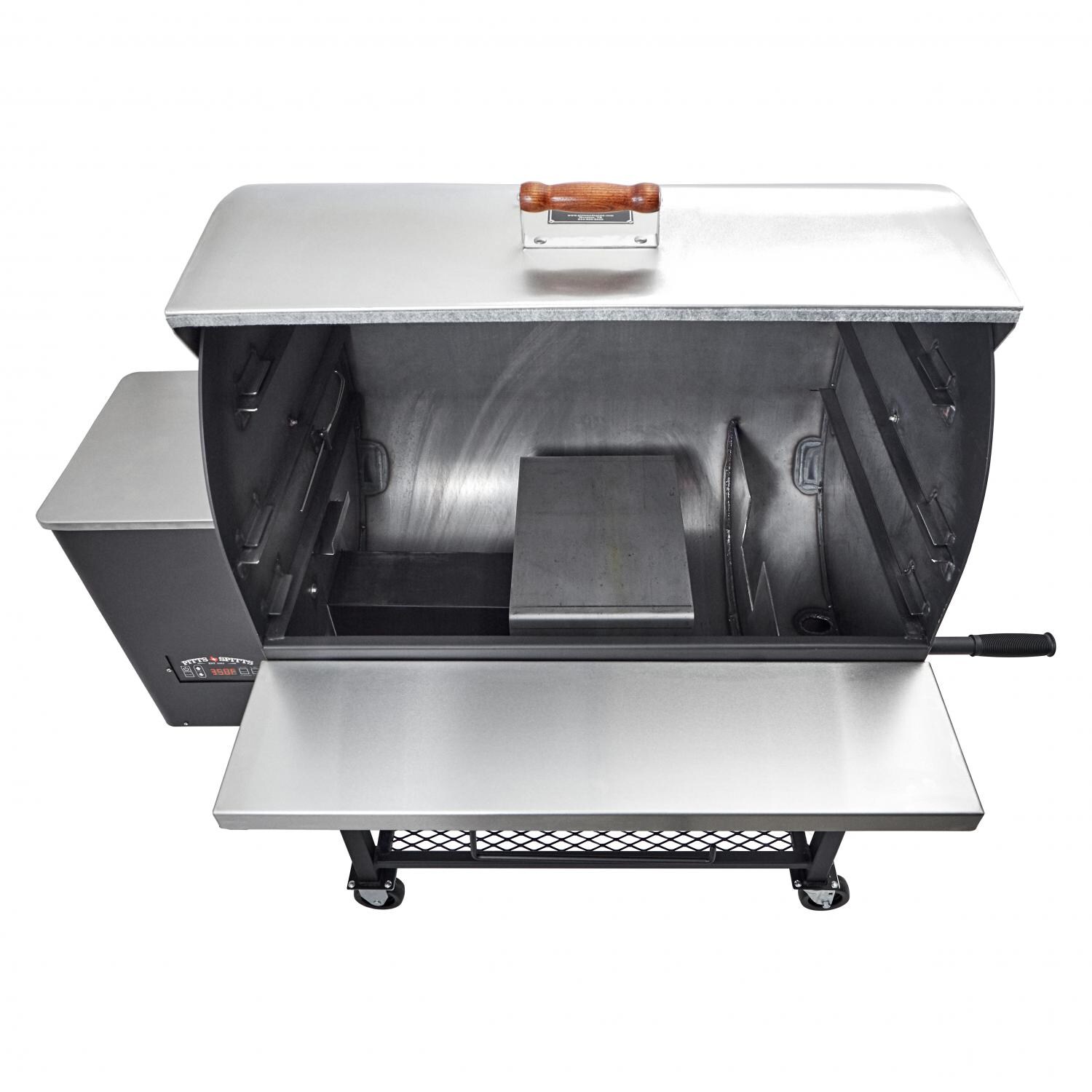 Pitts & Spitts P-MAV2000-WU Maverick 2000 Pellet Grill W/ 8-Inch Wheel Upgrade - Deflector Plate thumbnail