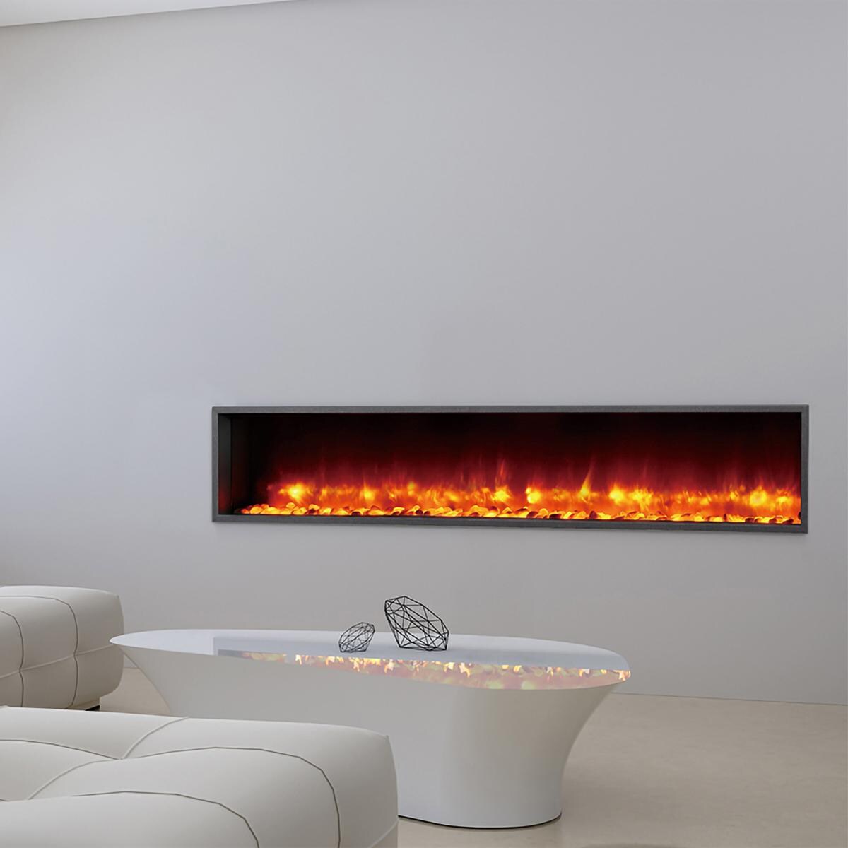 Dynasty 79-Inch Built-In Electric Fireplace - Modern Lifestyle thumbnail