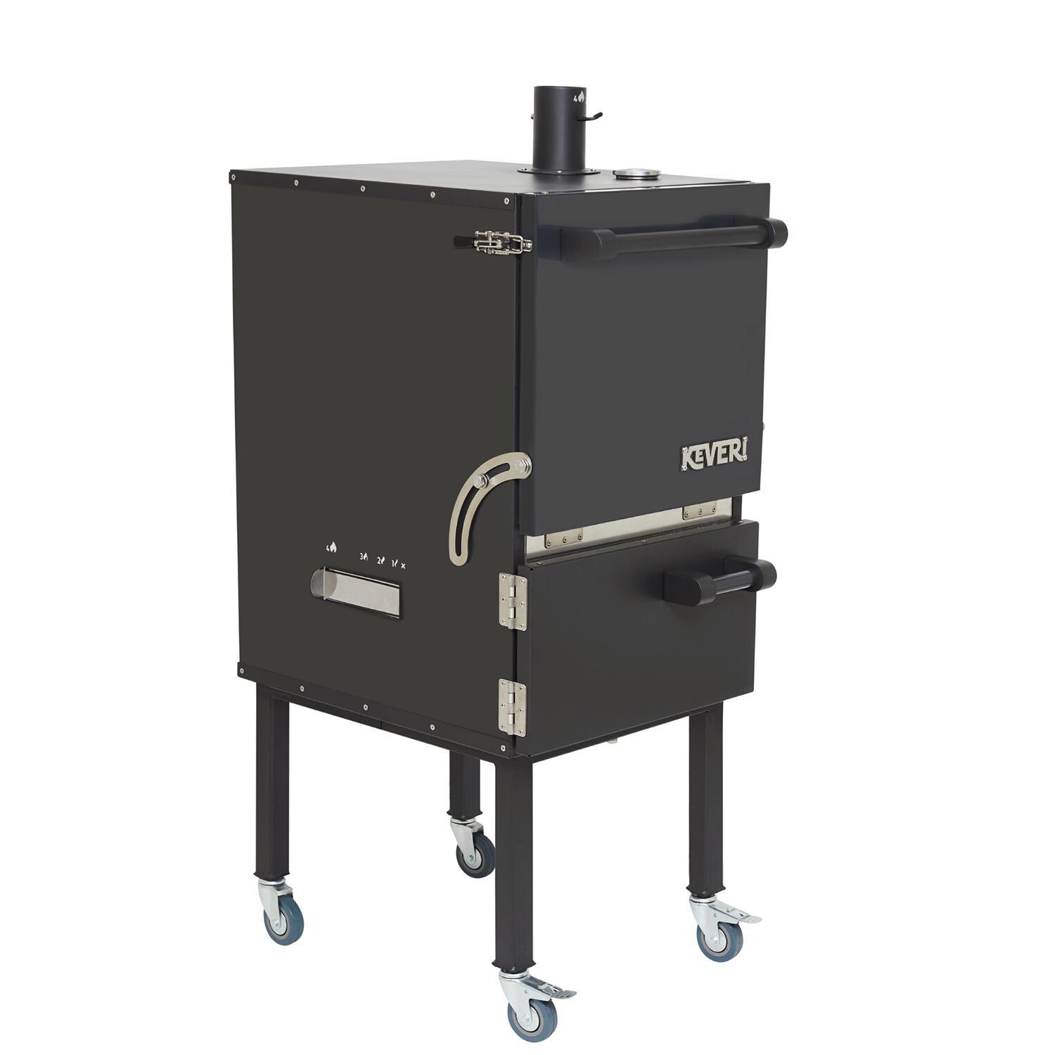 Keveri H1 Vertical Multi-Purpose Charcoal Oven - Black Truffle - H1BT