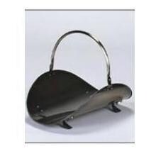 UniFlame 19-Inch Antique Brass Wood Basket - W-4622 image