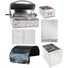 Blaze Professional 6-Piece 34-Inch Natural Gas Outdoor Kitchen Package image