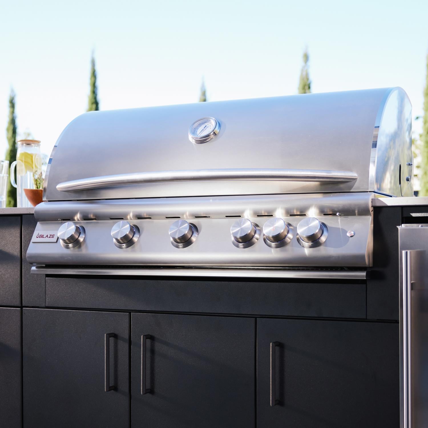 Blaze LTE+ 40-in 5-Burner Built-In Propane Grill w/ Lift-Assist Hood & Rear Infrared Burner - BLZ-5LTE3-LP