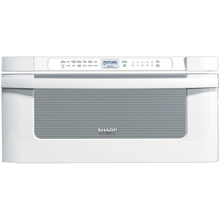 Sharp Kb6525pk 1 2 Cu Ft 30 Inch Microwave Drawer White Sharp Kb6525pk 1 2 Cu Ft 30 Inch Microwave Drawer White