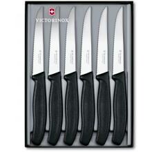 Victorinox Swiss Classic 6-Piece Spear Point Steak Knife Set - Black image