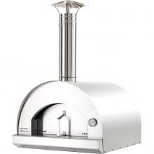 Fontana Forni Forno Toscano Margherita 31-Inch Countertop Outdoor Wood-Fired Pizza Oven - Stainless image