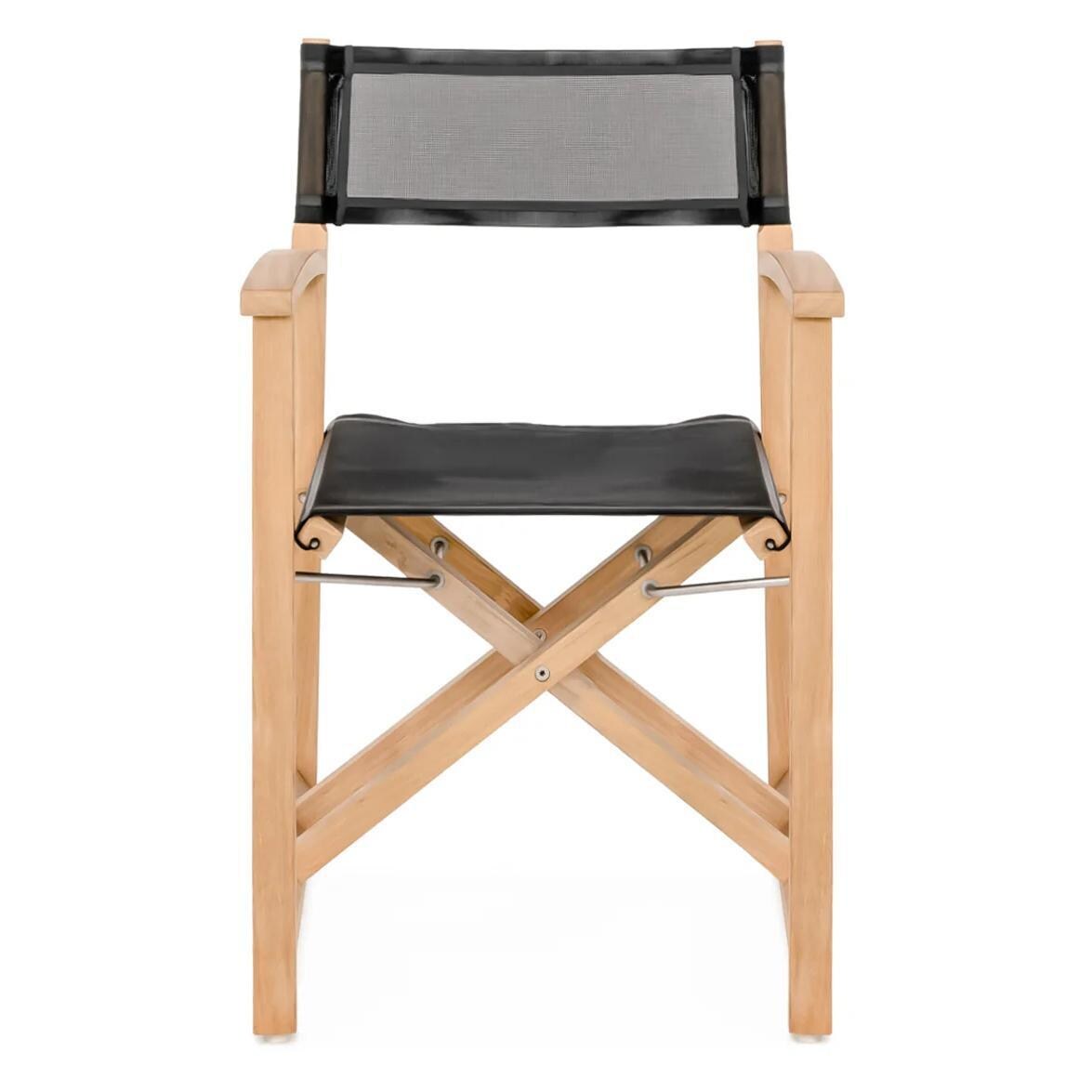 Teak + Table Monday 11 Piece Teak Patio Dining Set - Chair - White Background thumbnail