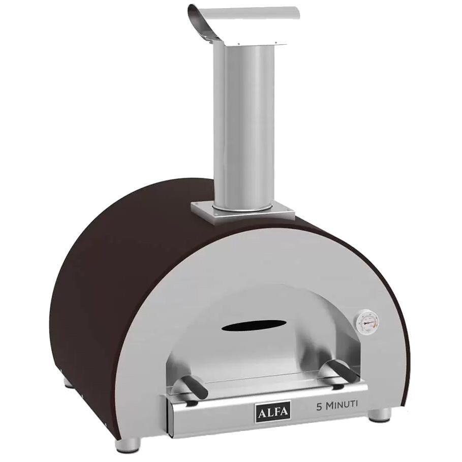 Alfa Pizza 5 Minuti 23-Inch Outdoor Countertop Wood-Fired Pizza Oven - Front View thumbnail