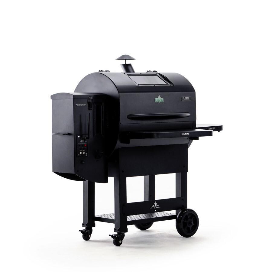 Green Mountain Grills LEDGE Prime Ledge Prime 2.0 WiFi Pellet Grill - Open - White Background thumbnail