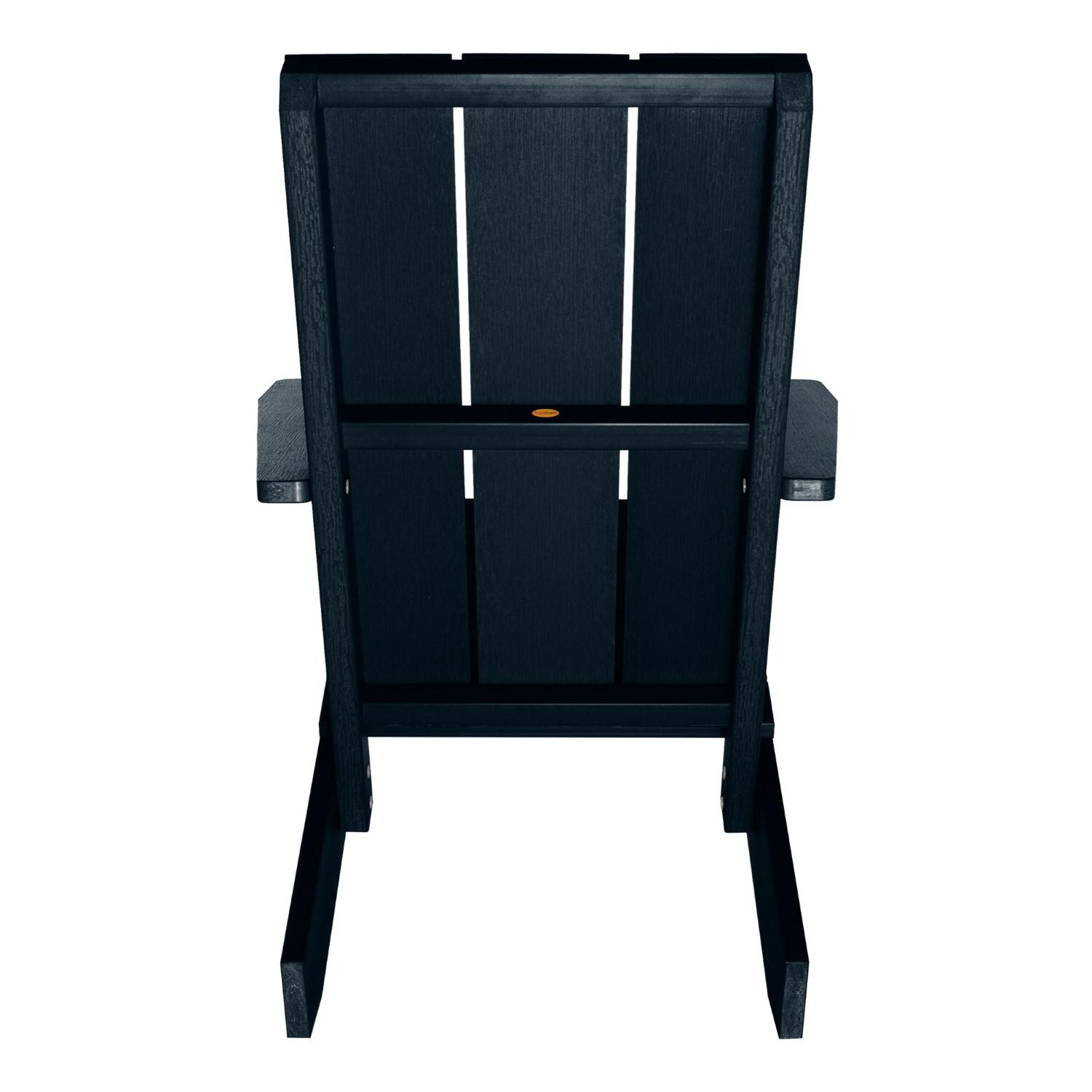 Lakeview Classical Cove Modern Adirondack Chair - Federal Blue - Back thumbnail