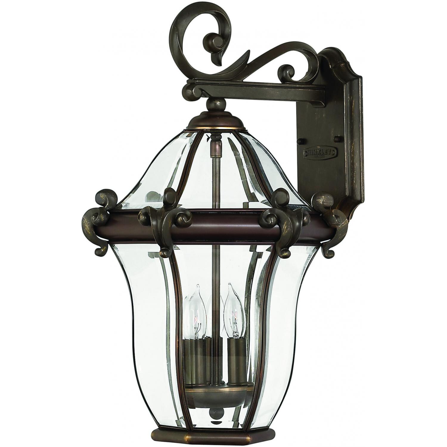 Hinkley Lighting San Clemente 2444CB 40W Three Light Outdoor Wall Lantern - Copper Bronze thumbnail