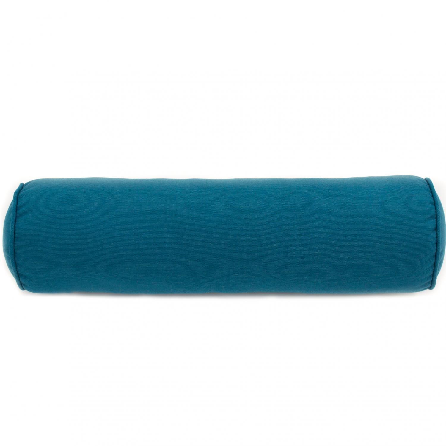 Sunbrella Spectrum Peacock Outdoor Bolster Pillow W/ Piping By BBQGuys