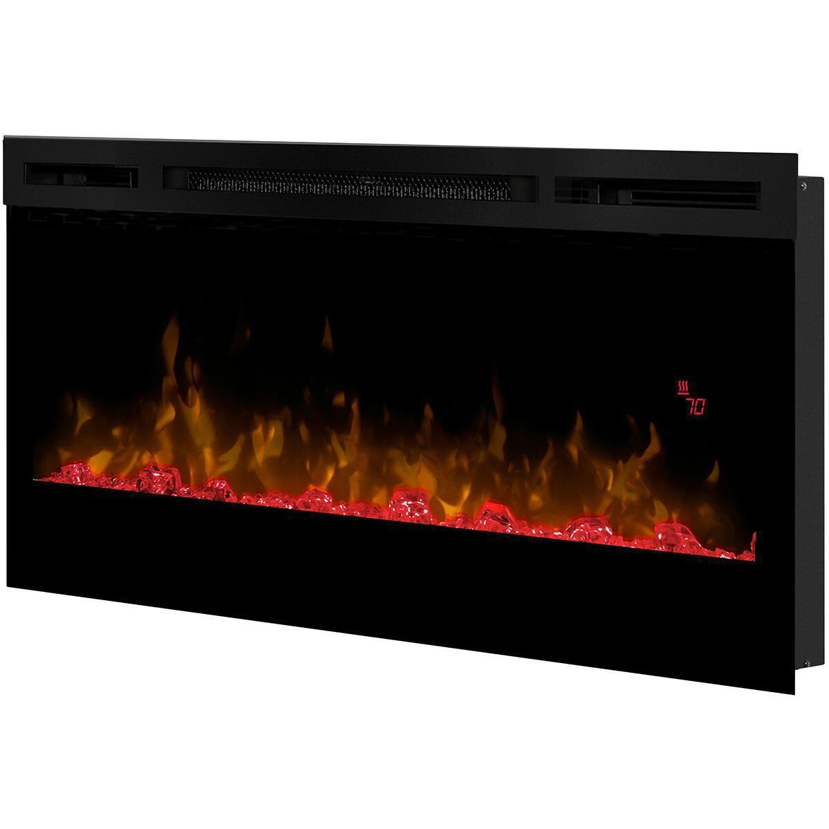 Dimplex - BLF3451 - Prism 34-Inch Built-In Electric Firebox - Acrylic Ice Embers - Red Lighting Option thumbnail