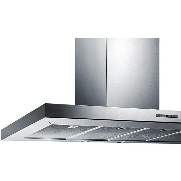 Summit Professional Series 48-Inch European Range Hood - Stainless Steel - Detail thumbnail