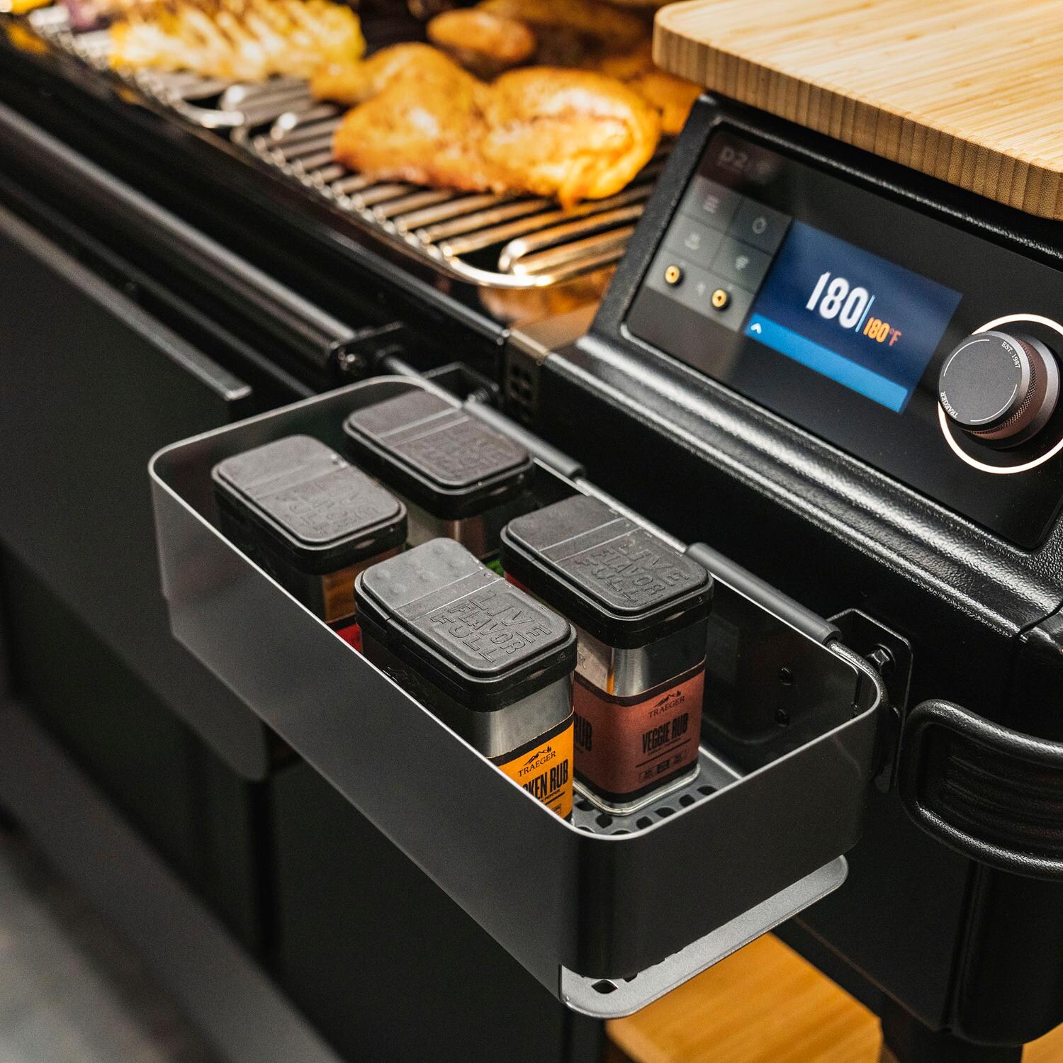 Traeger BAC642 P.A.L. Pop-And-Lock Storage Bin - Holding Traeger Rubs thumbnail