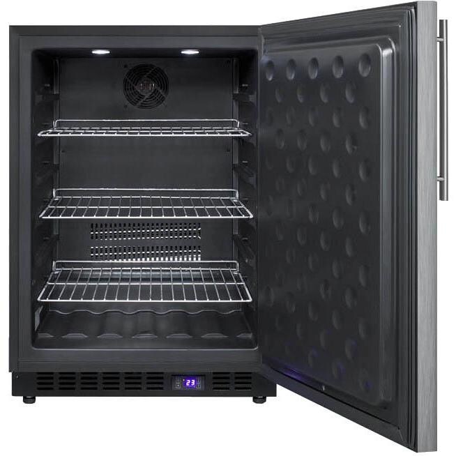 Summit 4.72 Cu Ft. Built-In / Freestanding Commercial Rated Freezer - SCFF53BXCSSHV - Open View thumbnail
