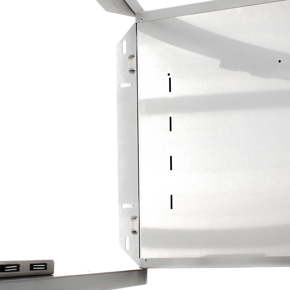 BBQGuys.com Kingston Series Double Access Door - Installation Flange Inner-Side Detail thumbnail