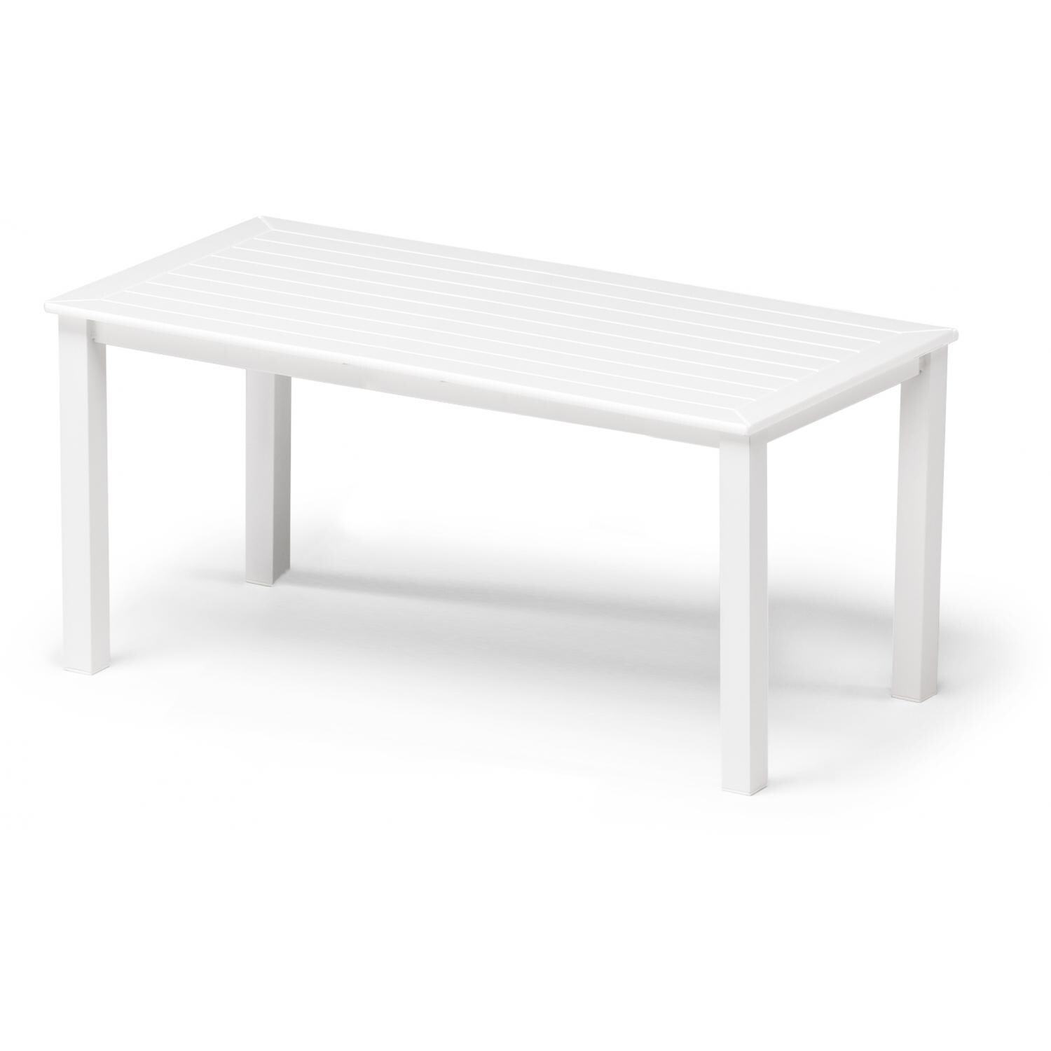 Telescope Casual 42 X 21 Inch Rectangular MGP Coffee Table - Textured Snow thumbnail