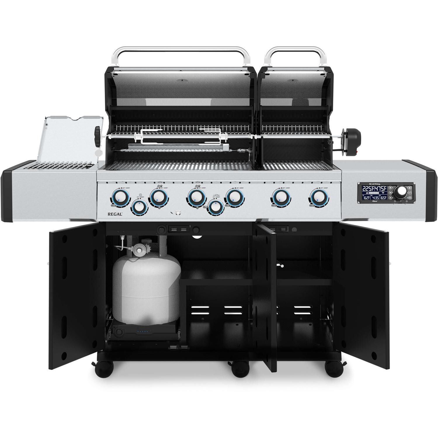 Broil King 689244 Regal Q 690 Pro IR Propane Grill - Open - White Background thumbnail