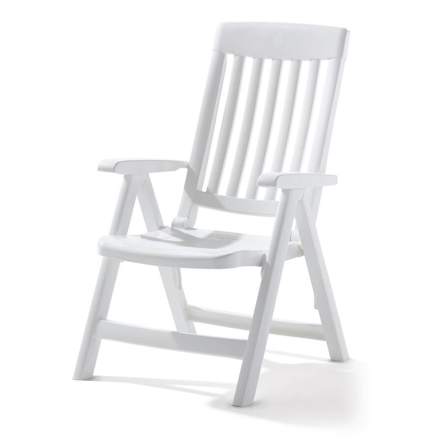 Kettler SIEGER Multi-Position Chair in White - Angled thumbnail