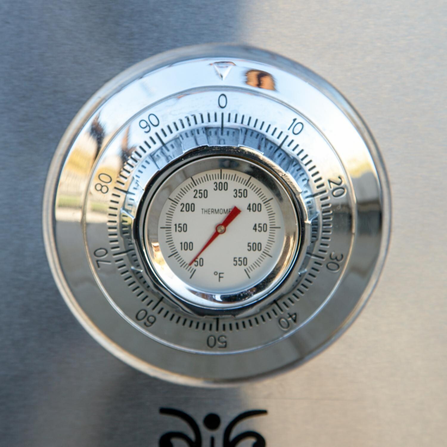 Camp Chef Smoke Vault Propane Gas Smoker - Temperature Gauge - Detail thumbnail