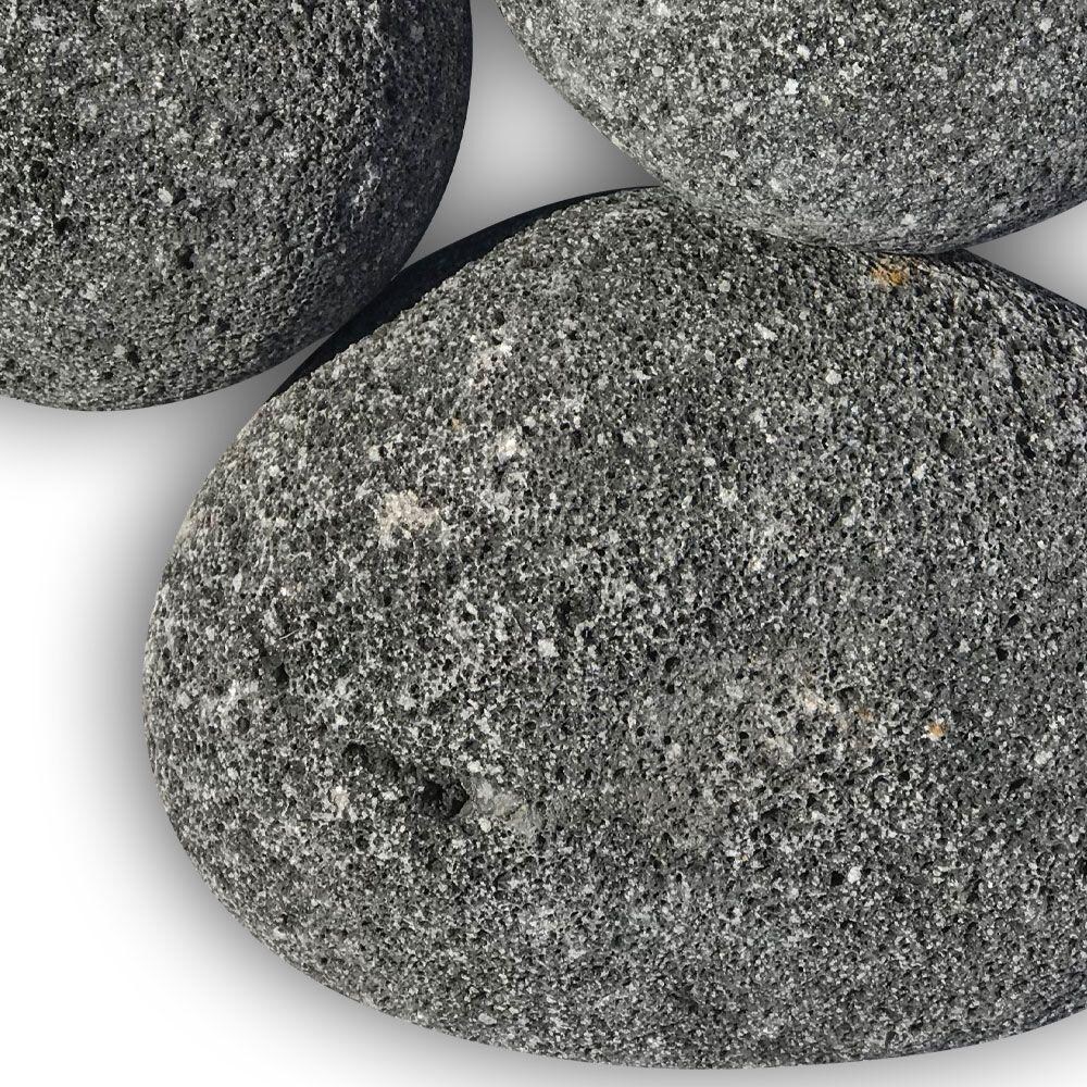 BBQGuys Signature LAVAST-XXL-10 Extra Large Gray Tumbled Lava Stone - Close-Up thumbnail
