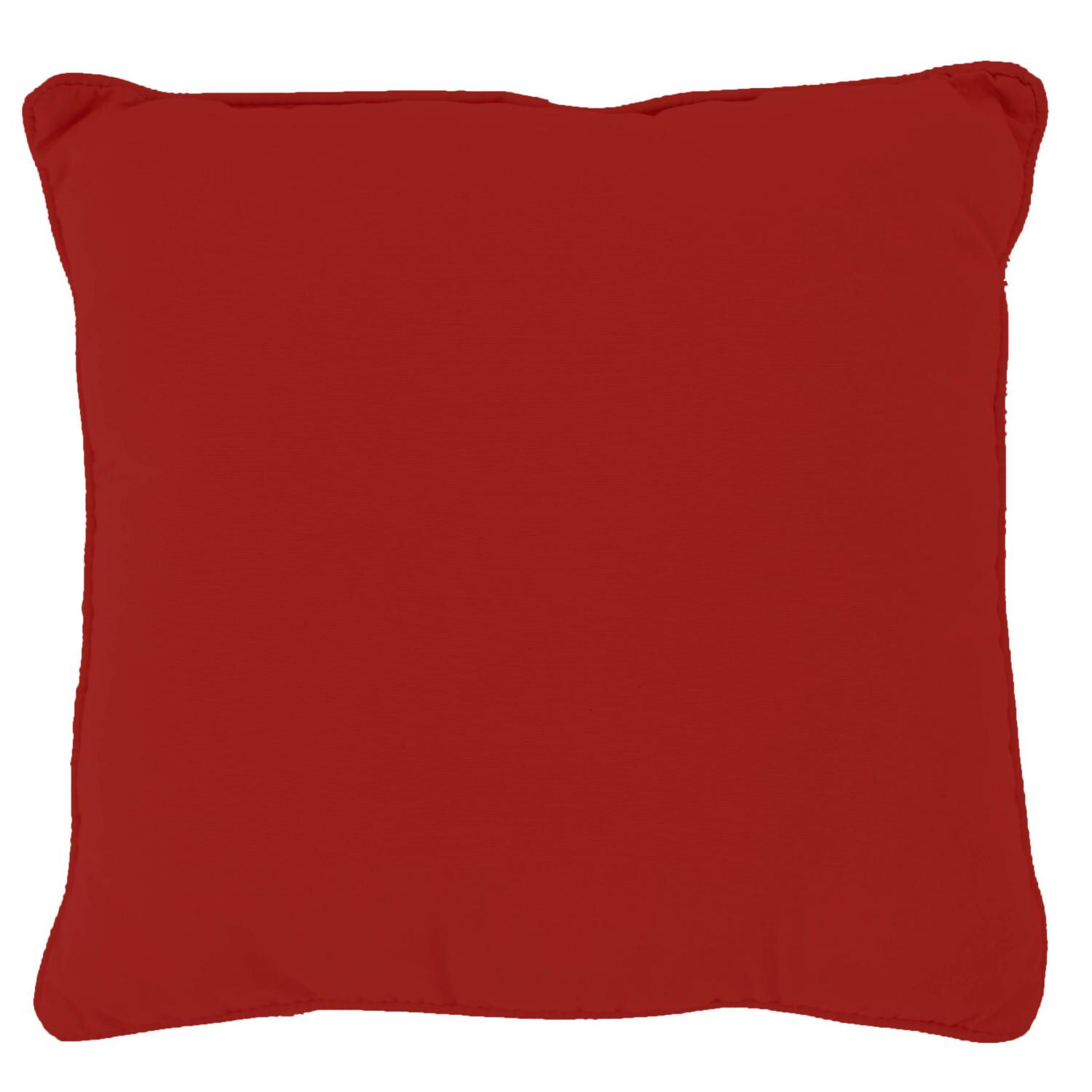 18 x 18 Sunbrella Throw Pillow - Canvas Jockey Red thumbnail