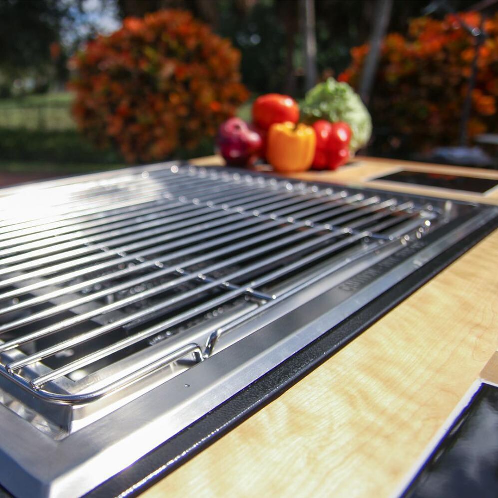 My Hibachi BBQ Flattop Grill - Shown With BBQ Cooking Grate thumbnail