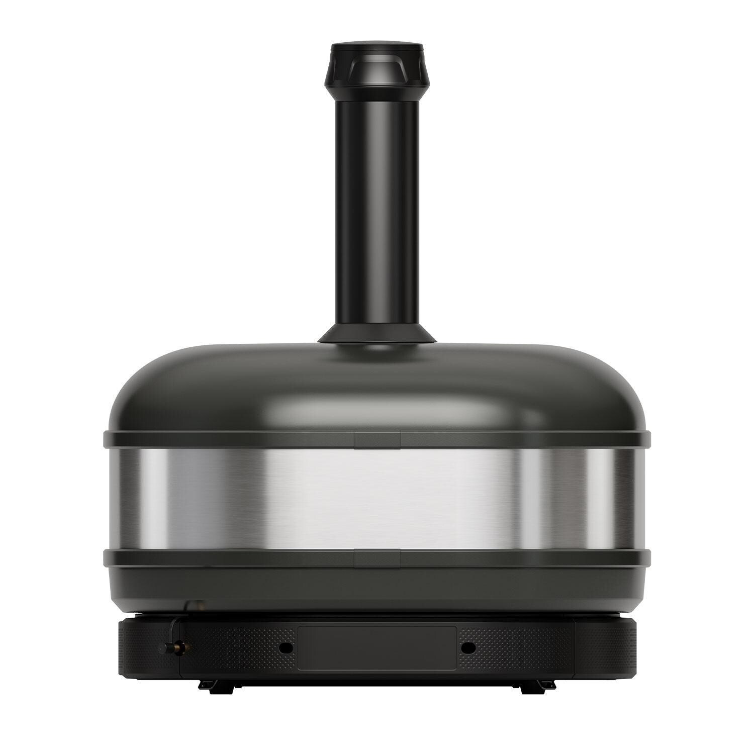 Gozney GMPOBUS1625 Dome Gen 2 Propane Pizza Oven - Off Black - Rear View - White Background thumbnail