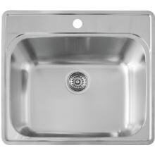 Blanco Essential 25 X 22 18-Gauge Single Bowl Stainless Steel Drop-In Laundry Sink - 441078 image