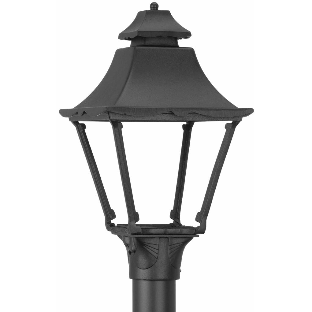 American Gas Lamp Works GL1900 Cast Aluminum Manual Ignition Natural Gas Light With Dual Mantle Burner For Post Mount