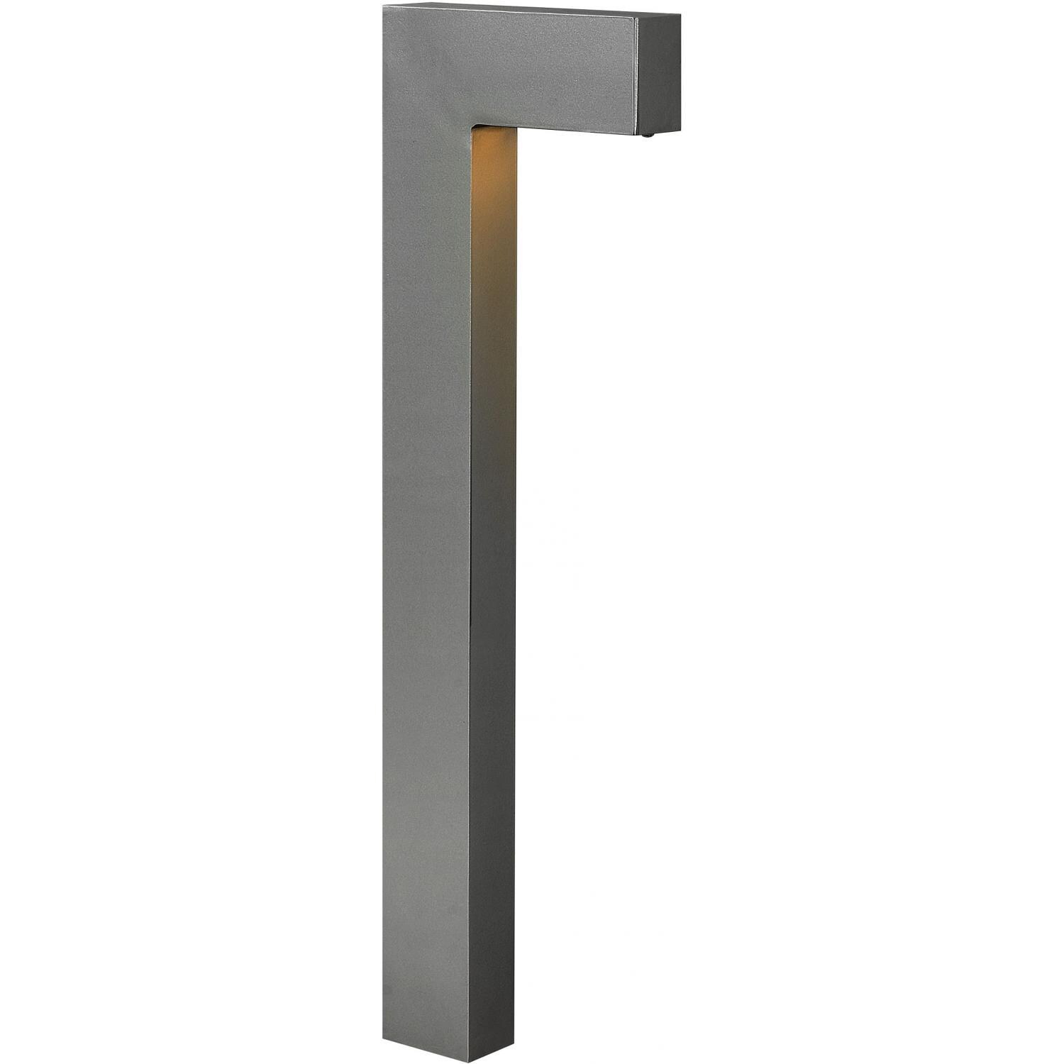 Hinkley Lighting Atlantis One Light 22-Inch LED Outdoor Path Light - Hematite - 1518HE-LED