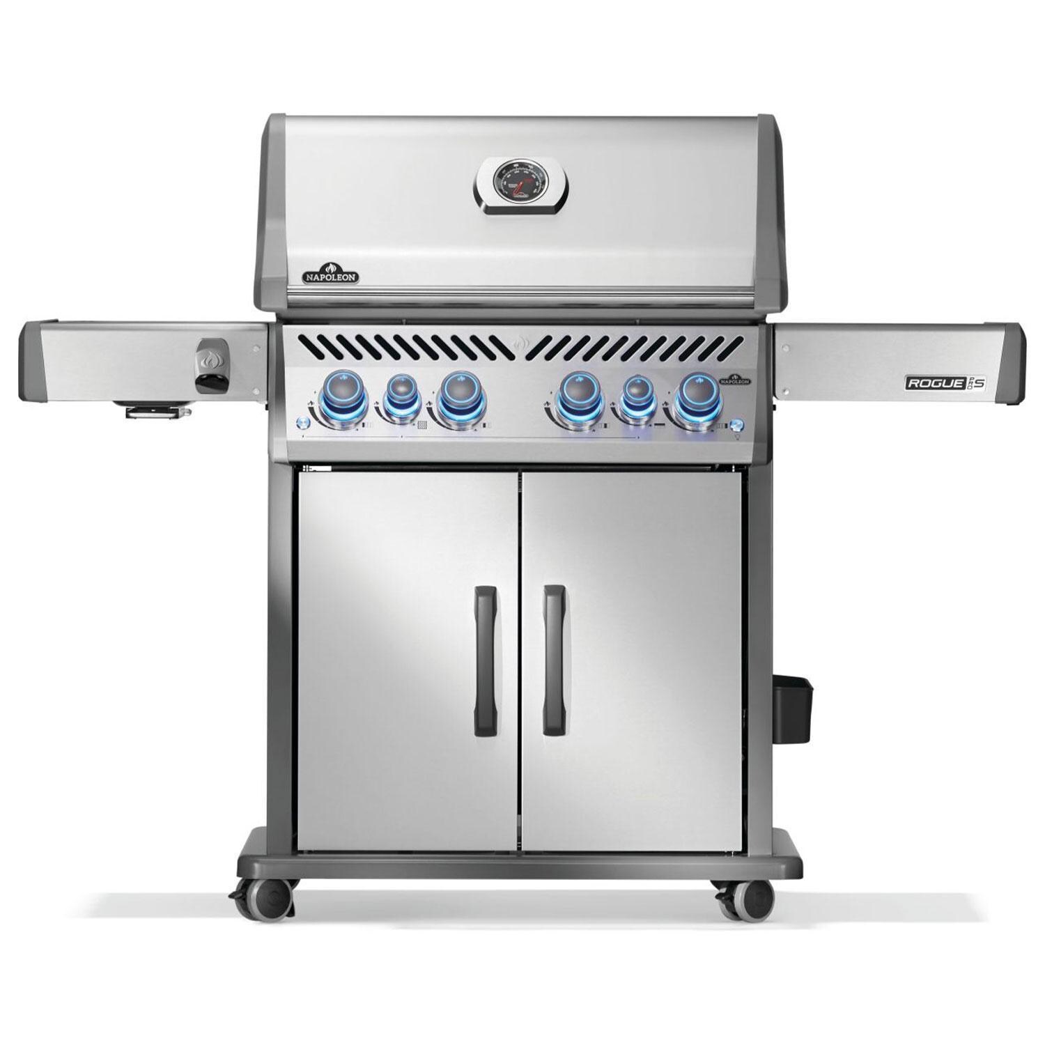 Napoleon Rogue PRO-S 525 4-Burner Natural Gas Grill w/ Side Burner & SafetyGlow - RPS525RSIBNSS-2