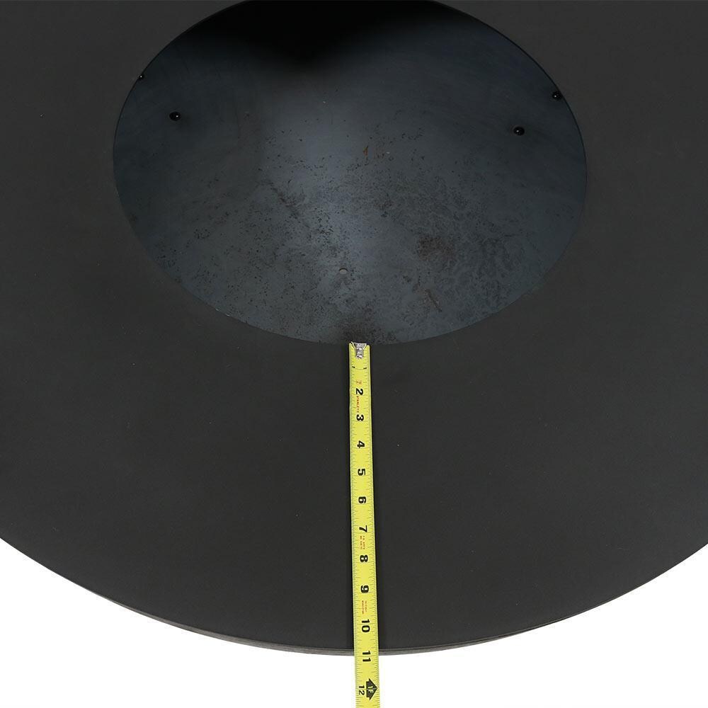 Ultimate Patio 45-Inch Cast Iron Wood Burning Fire Pit w/ Cooking Ledge - Fire Bowl - Detail thumbnail