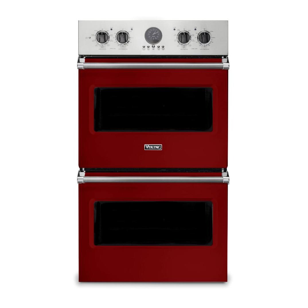 Viking Professional 5 Series Premiere 30-Inch Convection Electric Double Oven - Apple Red - VDOE530AR thumbnail