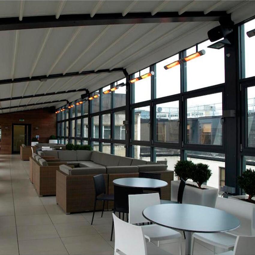 Aura MW Series 37-Inch Electric Patio Heater - Lifestyle thumbnail