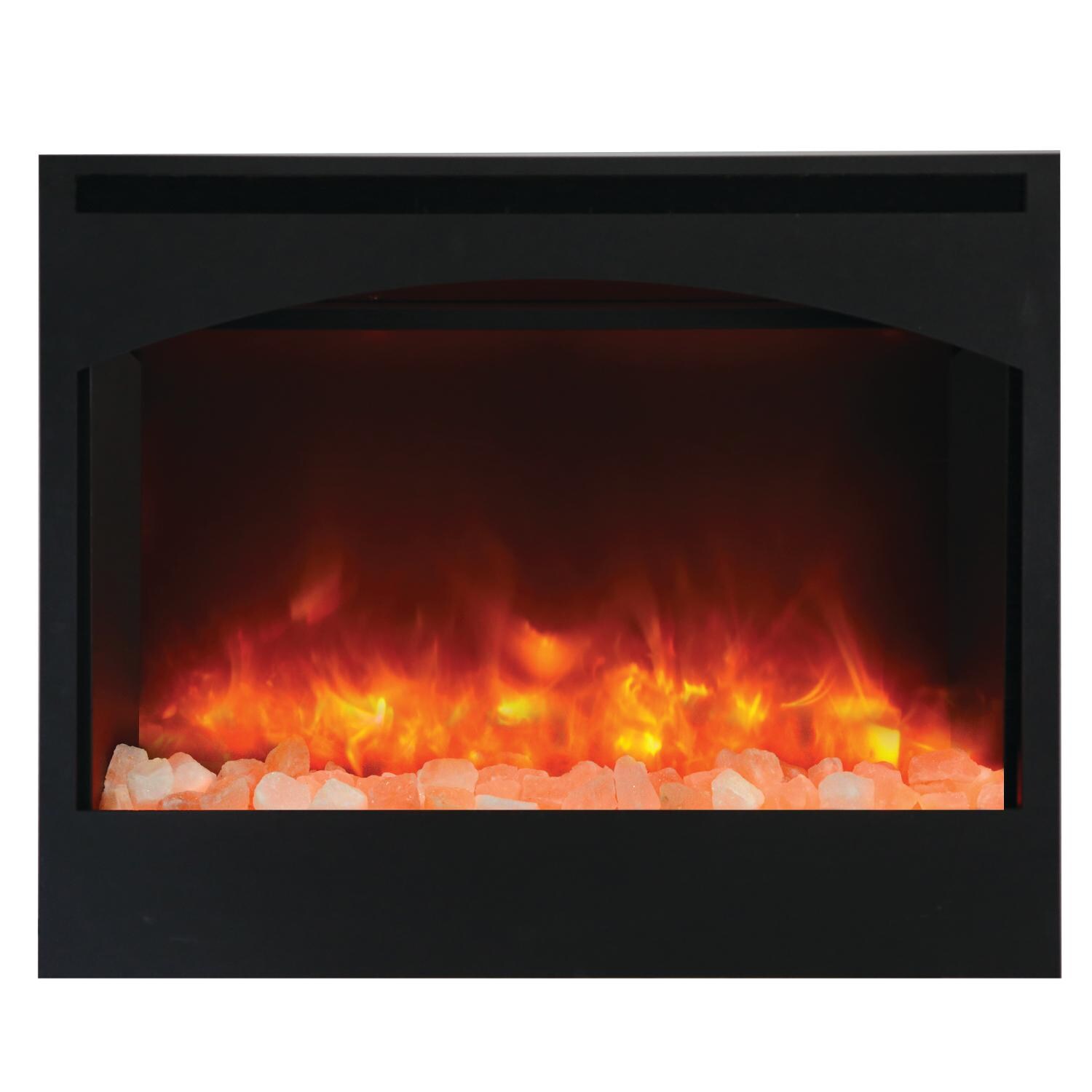 Amantii Zero Clearance 31Inch BuiltIn Electric Fireplace with Arched