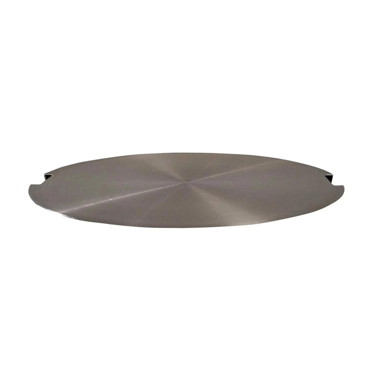 Glenwood Round Stainless Steel Burner Cover by Lakeview Outdoor Designs
