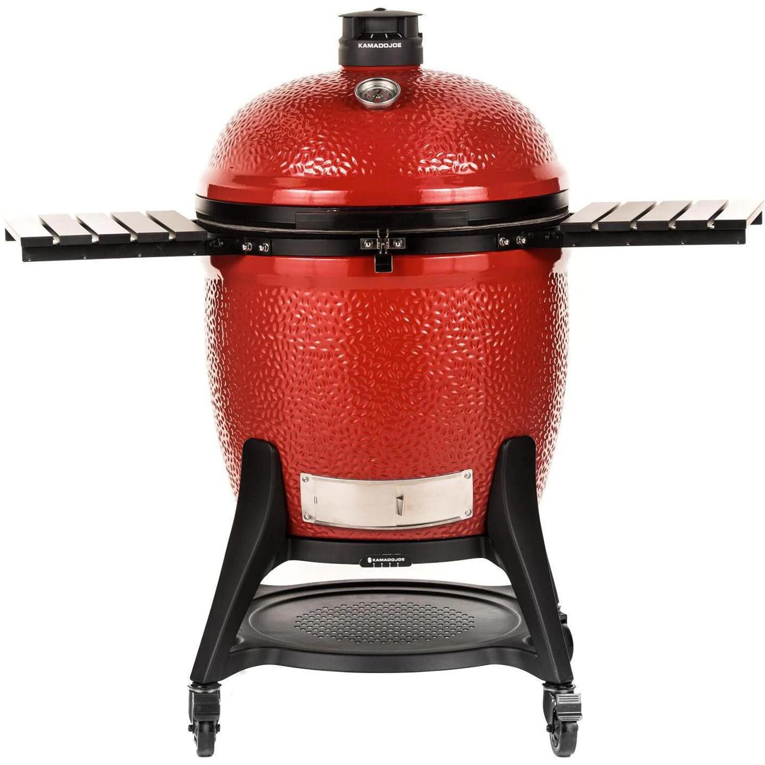 Kamado Joe BIG JOE III Bundle w/KJ15041021 Grill, Cart, Cover, DoJoe & 2 Bags Lump Charcoal + 1 Box Firestarter - BJ3PCK1 - Kamado Joe Big Joe III thumbnail