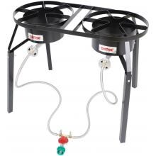 Bayou Classic Cookers With Extension Legs Dual High Pressure Gas Burner Cooker image