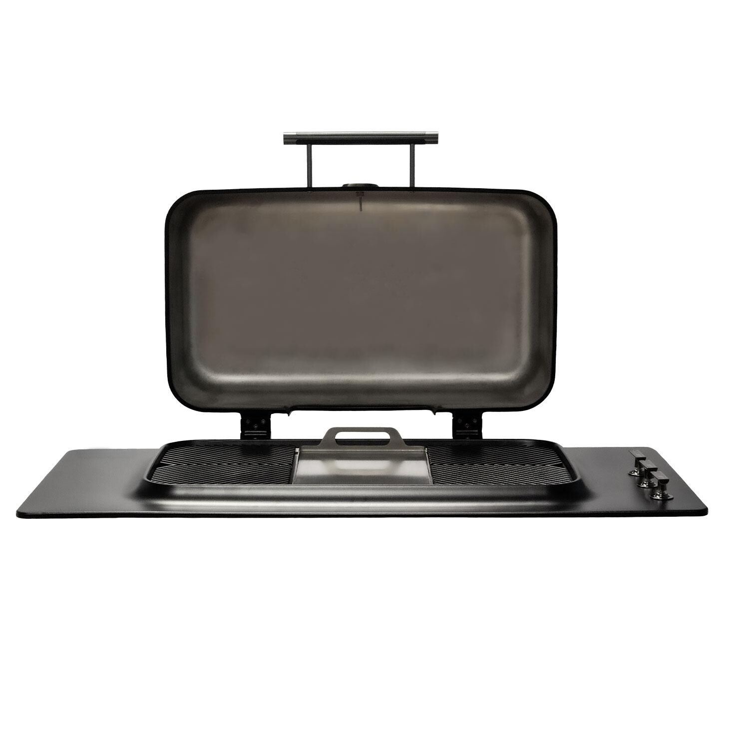 Everdure FURNACE 3-Burner Built-In Propane Grill - Interior - White Background thumbnail