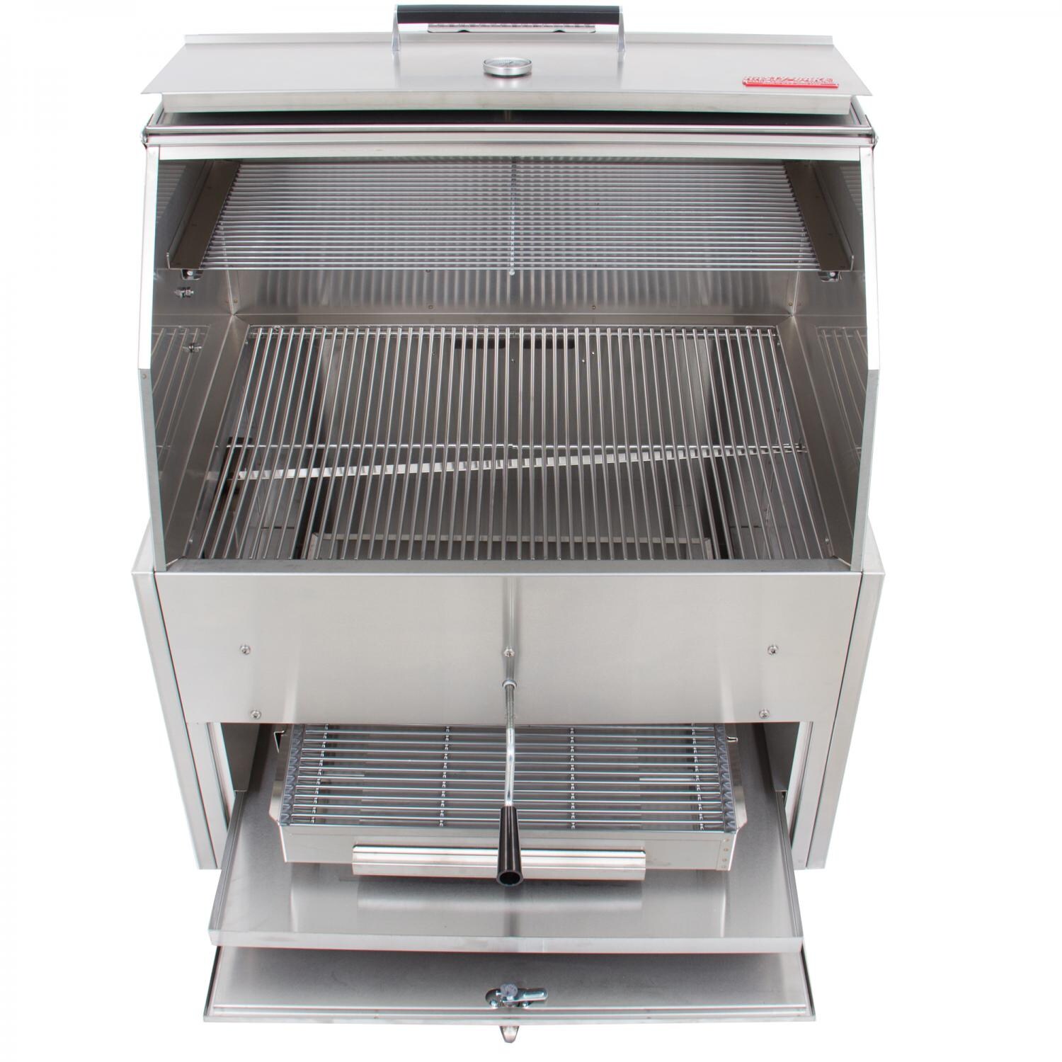 Hasty-Bake Fiesta Built-In Charcoal Grill - Open View thumbnail