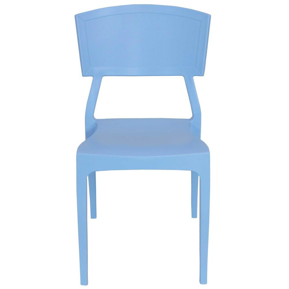 Ultimate Patio Plastic Patio Dining Chair - Front View thumbnail