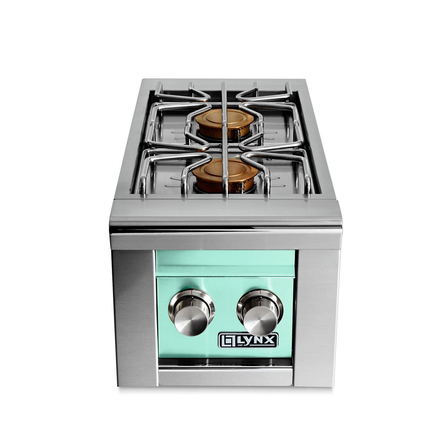 Lynx LSB2-2-SULP Professional Built-In Propane Gas Double Side Burner in Surf - Display - White Background thumbnail