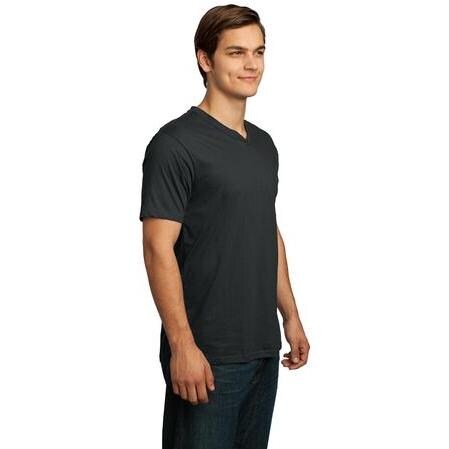 District Threads Perfect Weight V-Neck T-Shirt - Charcoal