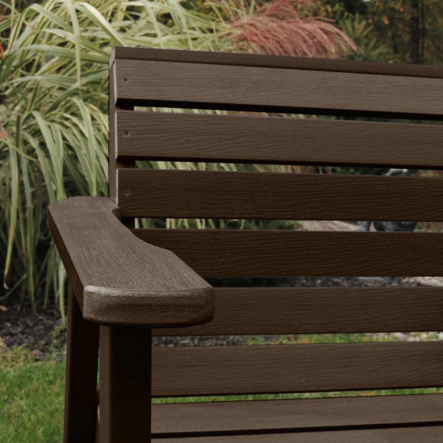 Lakeview Elm Pointe Garden Chair - Weathered Acorn - Arm thumbnail