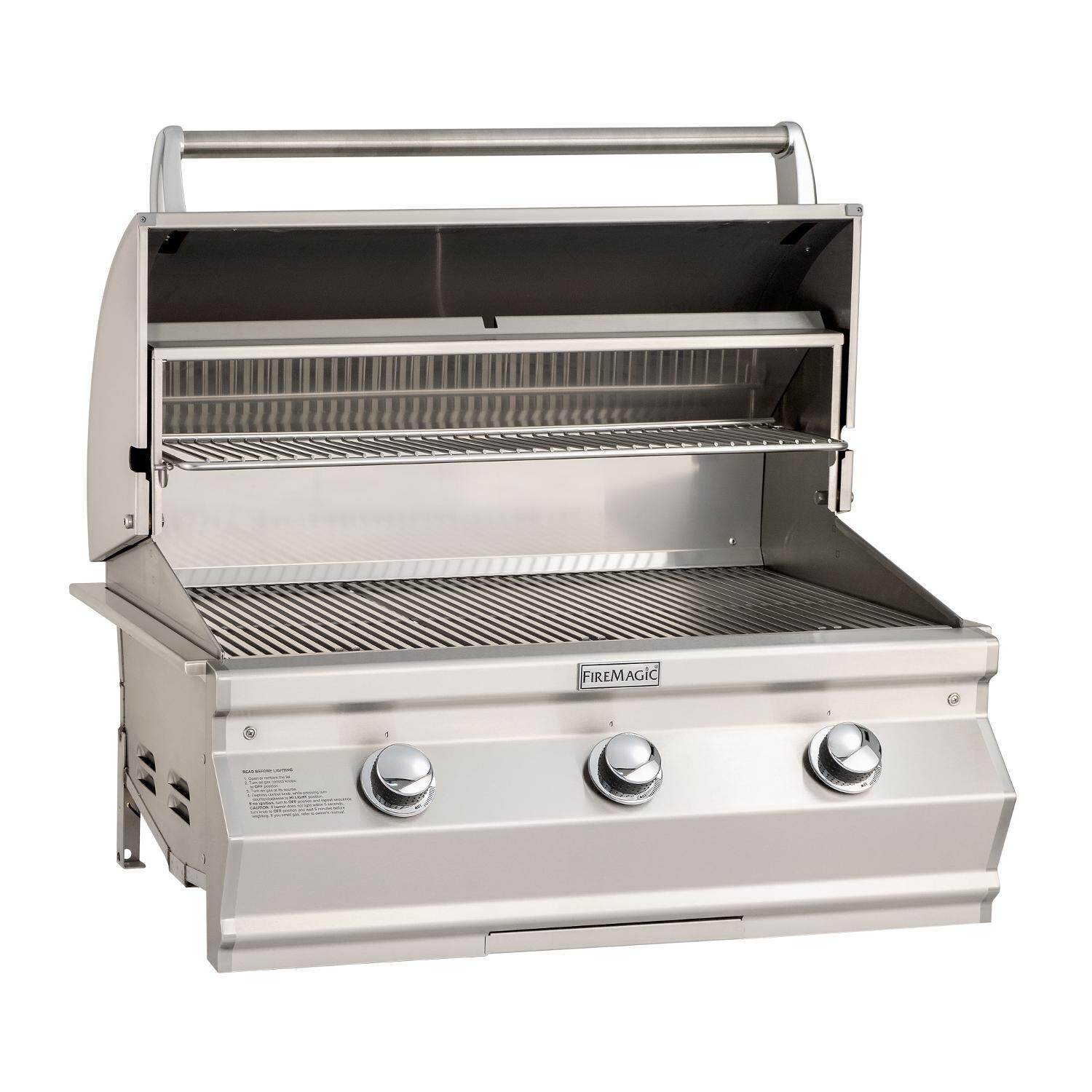 Fire Magic - CM540I-RT1N - Choice Multi-User 30-Inch Built-In Natural Gas Grill - Open thumbnail